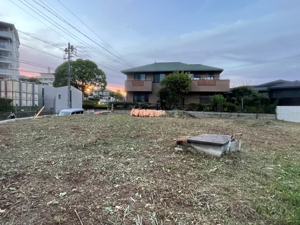 空き地330㎡ 草刈り施工後