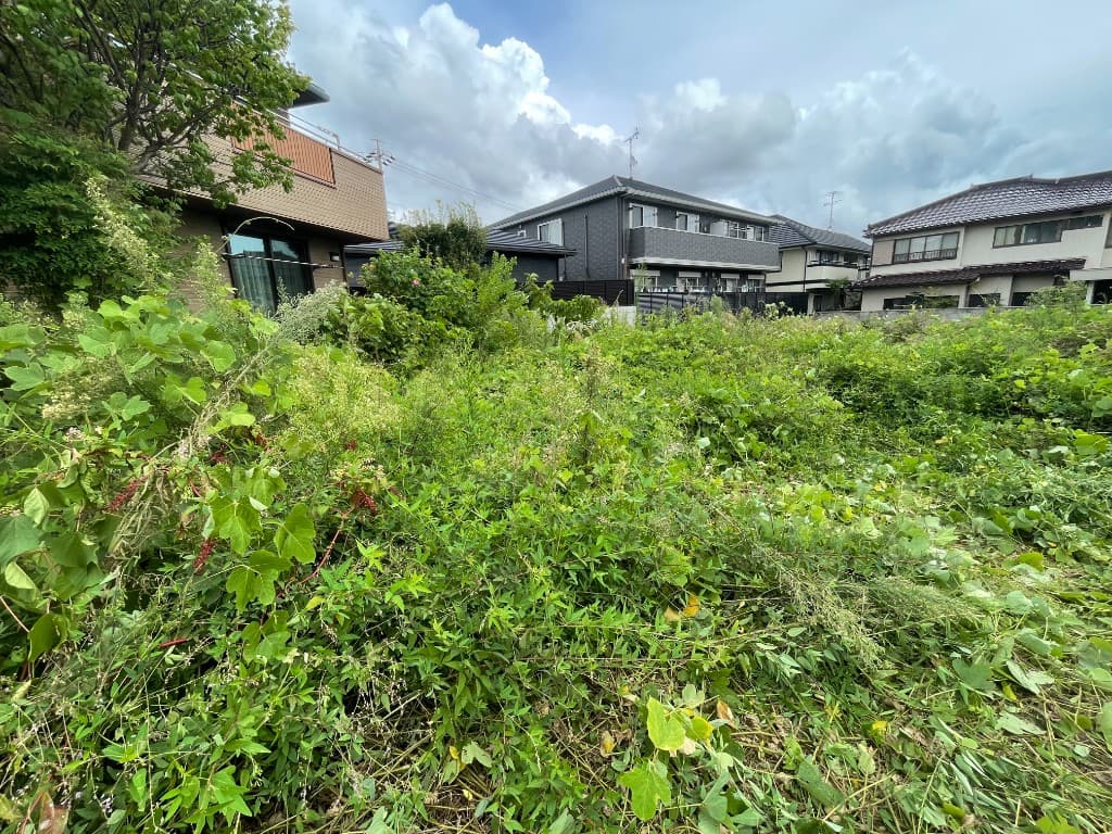 空き地330㎡ 草刈り施工前